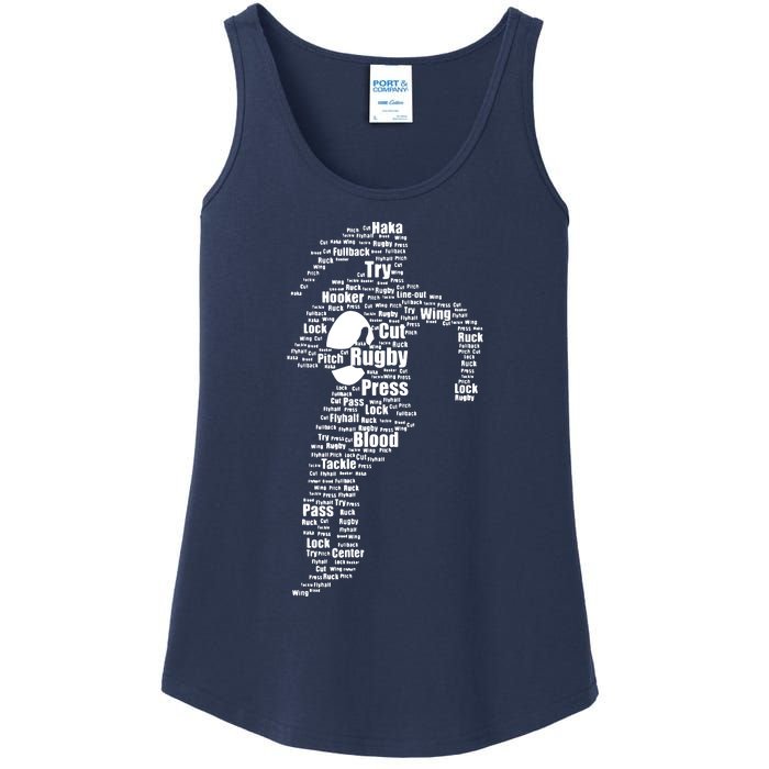 Proud Rugby Girls Gift Women Rugby Player Ladies Essential Tank