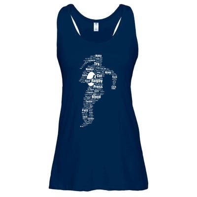 Proud Rugby Girls Gift Women Rugby Player Ladies Essential Flowy Tank