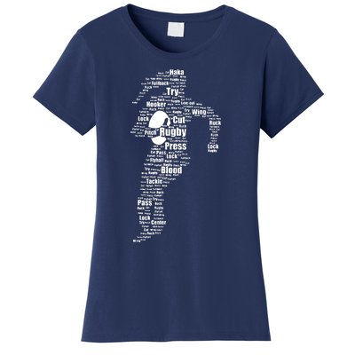 Proud Rugby Girls Gift Women Rugby Player Women's T-Shirt