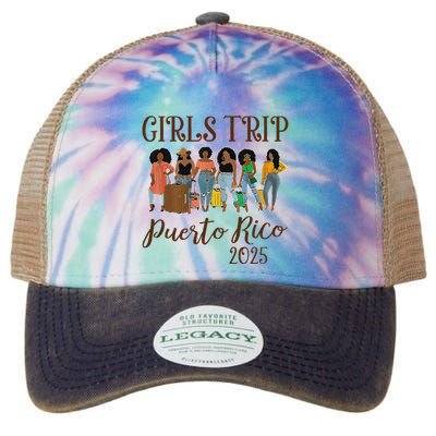 Puerto Rico Girl Trip 2025 Legacy Tie Dye Trucker Hat