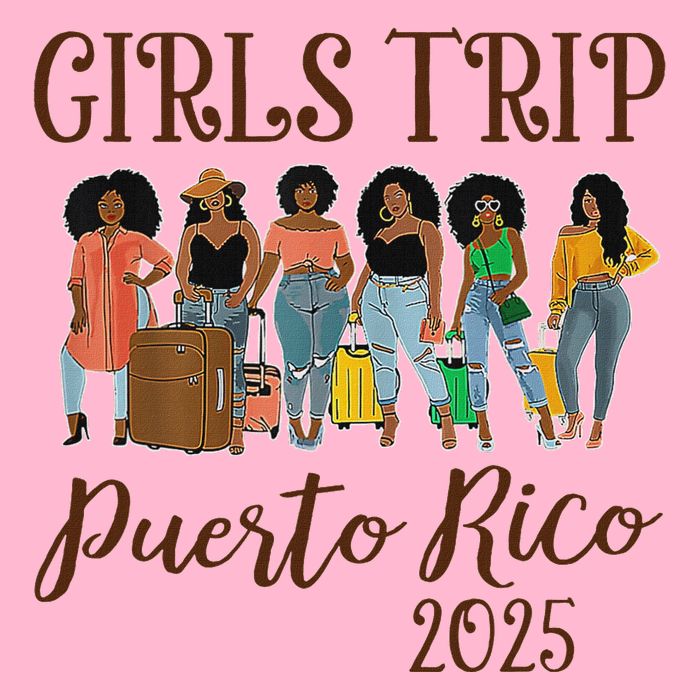Puerto Rico Girl Trip 2025 Kids Hoodie