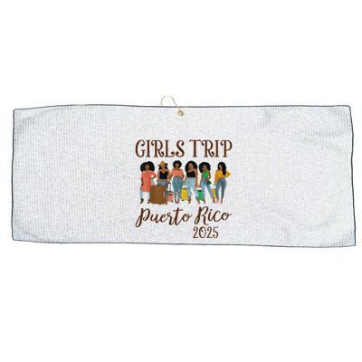 Puerto Rico Girl Trip 2025 Large Microfiber Waffle Golf Towel