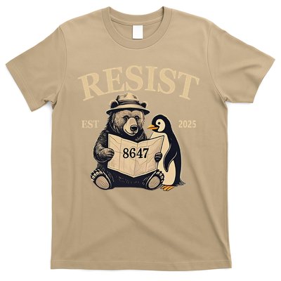 Penguin Resist Graphic Vintage Arctic Protest T-Shirt