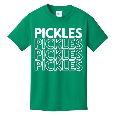 Pickles Retro Green Gift Kids T-Shirt