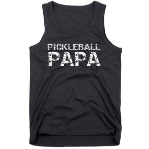 Pickleball Retirement Gift for Grandpa Pickleball Papa Tank Top