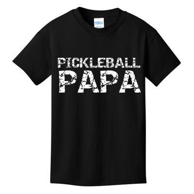 Pickleball Retirement Gift for Grandpa Pickleball Papa Kids T-Shirt