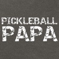 Pickleball Retirement Gift for Grandpa Pickleball Papa Cotton Canvas Backpack