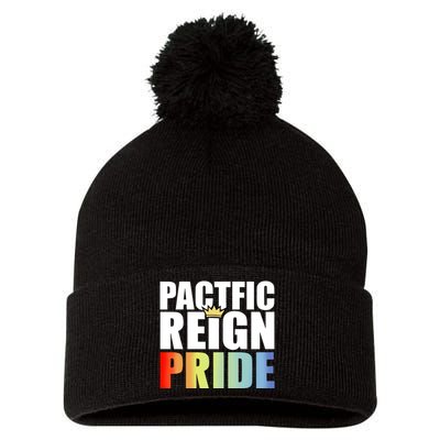 Pacific Reign Gymnastics Pacific Reign Pride Pom Pom 12in Knit Beanie