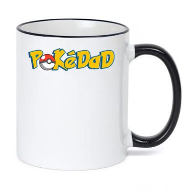 Pokedad Retro Gift For Dad 11oz Black Color Changing Mug