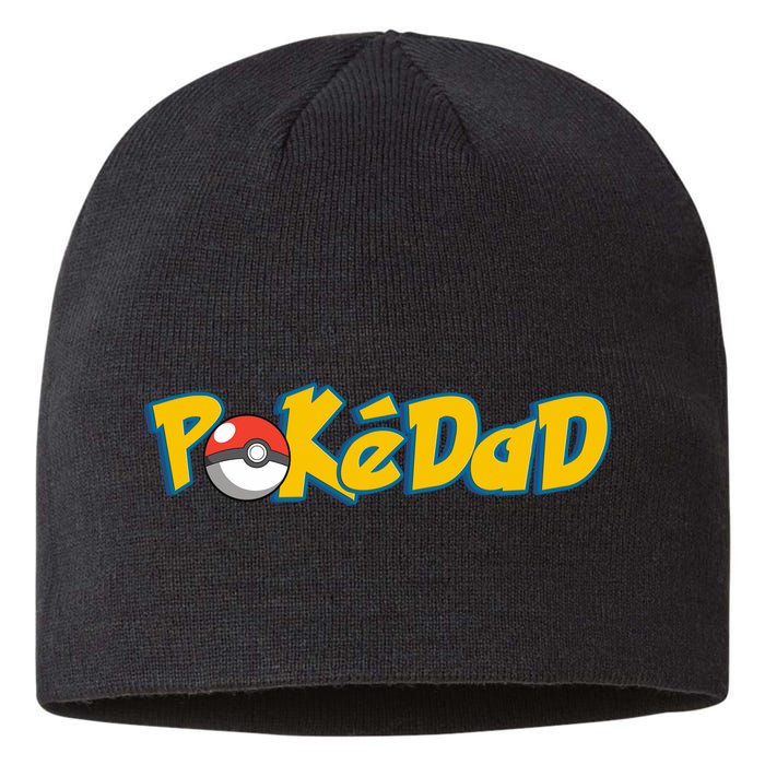 Pokedad Retro Gift For Dad Sustainable Beanie