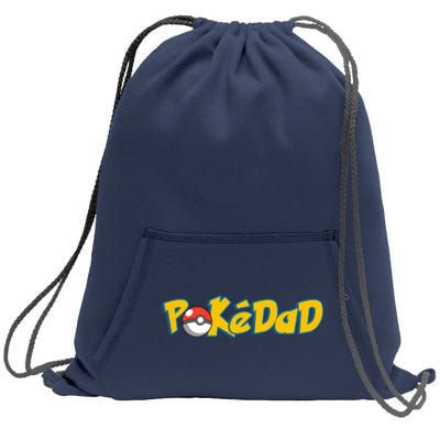 Pokedad Retro Gift For Dad Sweatshirt Cinch Pack Bag