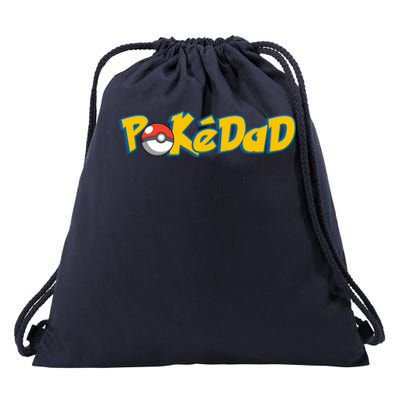 Pokedad Retro Gift For Dad Drawstring Bag