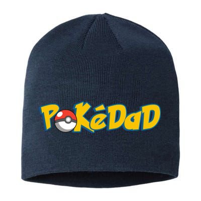 Pokedad Retro Gift For Dad Sustainable Beanie