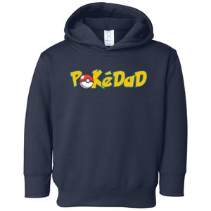 Pokedad Retro Gift For Dad Toddler Hoodie