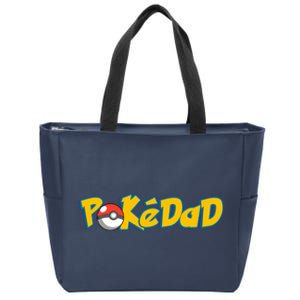 Pokedad Retro Gift For Dad Zip Tote Bag