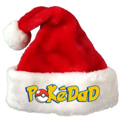 Pokedad Retro Gift For Dad Premium Christmas Santa Hat