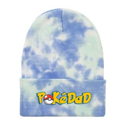 Pokedad Retro Gift For Dad Tie Dye 12in Knit Beanie