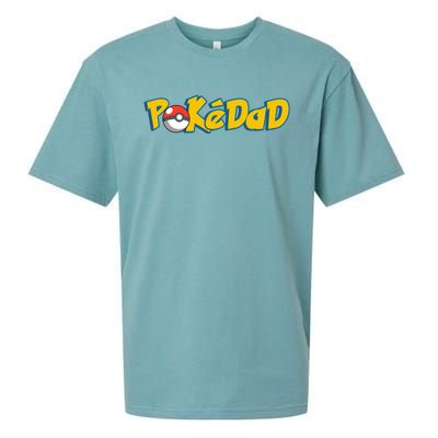 Pokedad Retro Gift For Dad Sueded Cloud Jersey T-Shirt