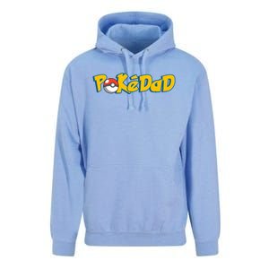 Pokedad Retro Gift For Dad Unisex Surf Hoodie