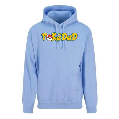 Pokedad Retro Gift For Dad Unisex Surf Hoodie