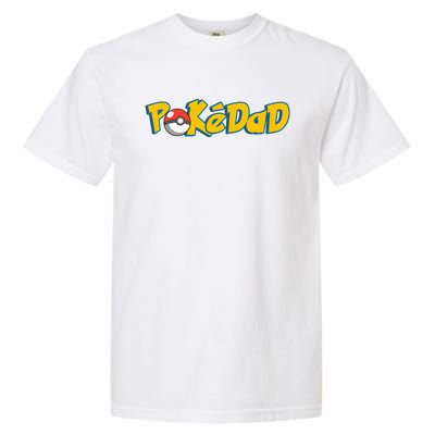 Pokedad Retro Gift For Dad Garment-Dyed Heavyweight T-Shirt