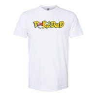 Pokedad Retro Gift For Dad Softstyle CVC T-Shirt