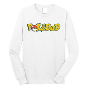 Pokedad Retro Gift For Dad Long Sleeve Shirt