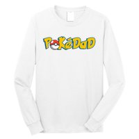 Pokedad Retro Gift For Dad Long Sleeve Shirt