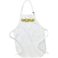 Pokedad Retro Gift For Dad Full-Length Apron With Pockets