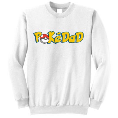Pokedad Retro Gift For Dad Sweatshirt