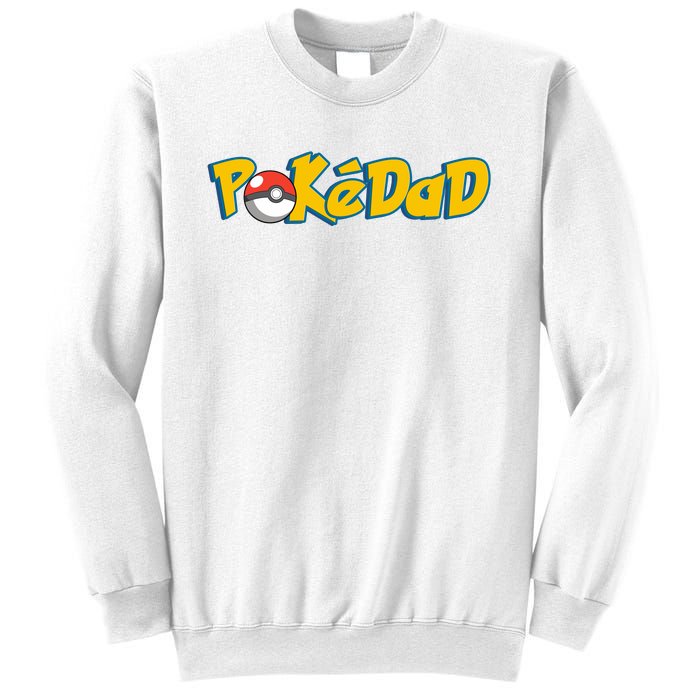 Pokedad Retro Gift For Dad Sweatshirt