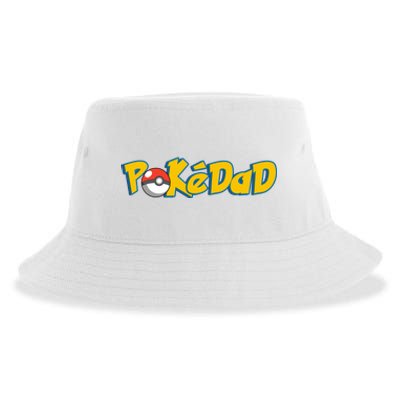 Pokedad Retro Gift For Dad Sustainable Bucket Hat