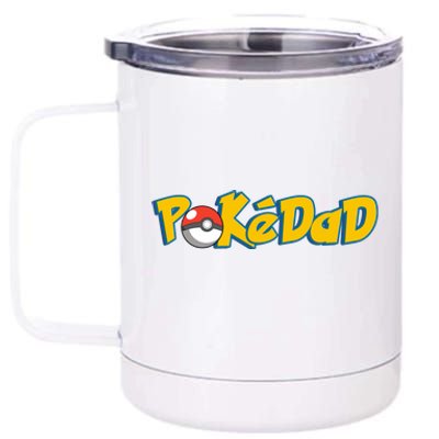 Pokedad Retro Gift For Dad 12 oz Stainless Steel Tumbler Cup