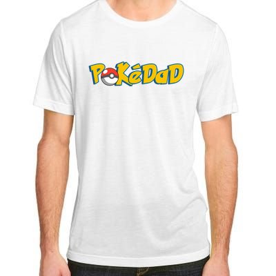 Pokedad Retro Gift For Dad Adult ChromaSoft Performance T-Shirt