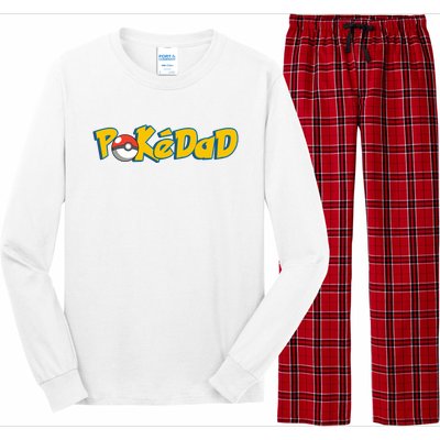 Pokedad Retro Gift For Dad Long Sleeve Pajama Set