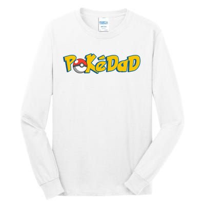 Pokedad Retro Gift For Dad Tall Long Sleeve T-Shirt