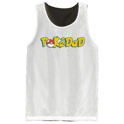 Pokedad Retro Gift For Dad Mesh Reversible Basketball Jersey Tank