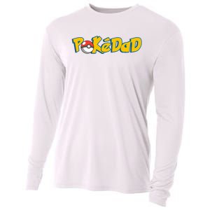 Pokedad Retro Gift For Dad Cooling Performance Long Sleeve Crew