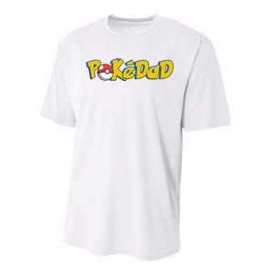 Pokedad Retro Gift For Dad Performance Sprint T-Shirt