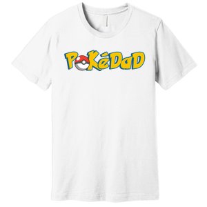 Pokedad Retro Gift For Dad Premium T-Shirt