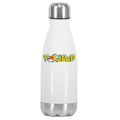 Pokedad Retro Gift For Dad Stainless Steel Insulated Water Bottle