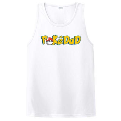 Pokedad Retro Gift For Dad PosiCharge Competitor Tank