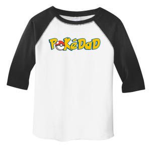 Pokedad Retro Gift For Dad Toddler Fine Jersey T-Shirt