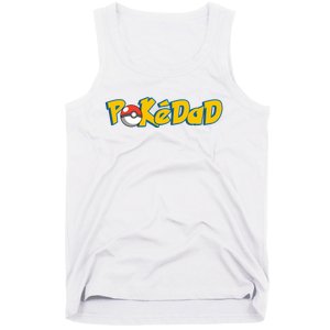 Pokedad Retro Gift For Dad Tank Top