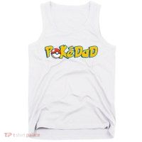 Pokedad Retro Gift For Dad Tank Top