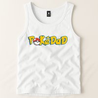 Pokedad Retro Gift For Dad Tank Top