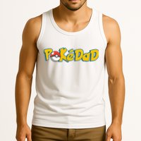Pokedad Retro Gift For Dad Tank Top