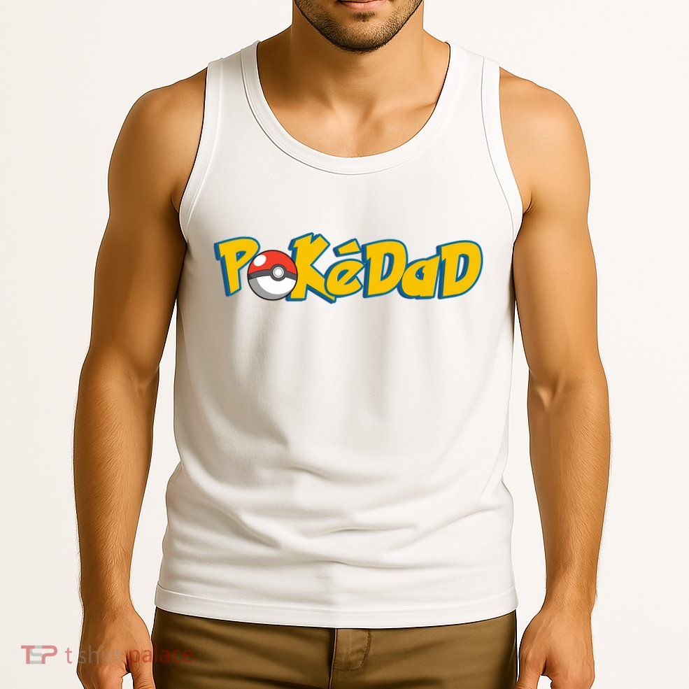Pokedad Retro Gift For Dad Tank Top
