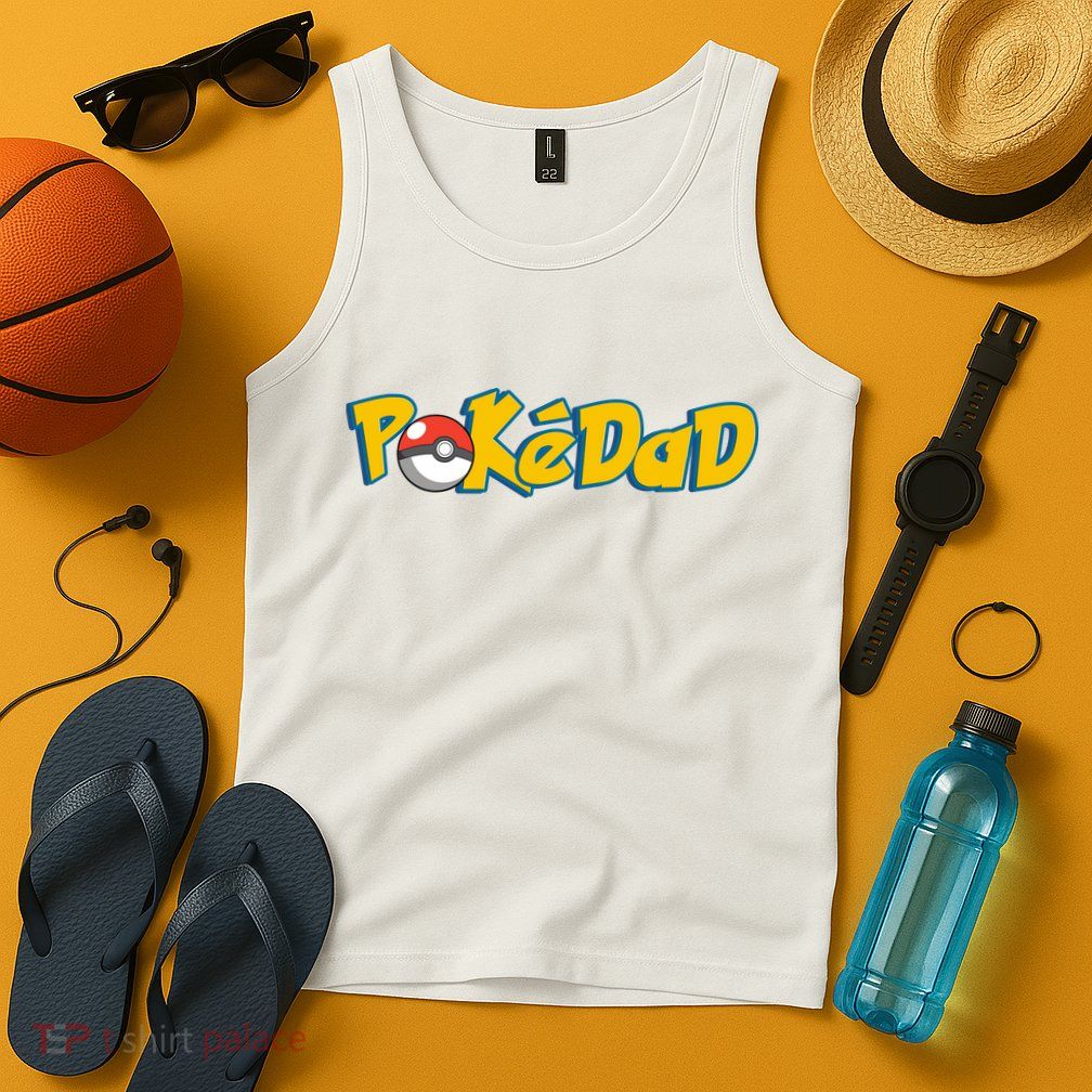 Pokedad Retro Gift For Dad Tank Top