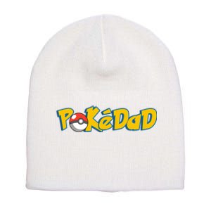 Pokedad Retro Gift For Dad Short Acrylic Beanie